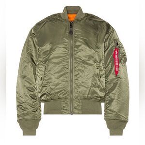 Alpha Industries MA-1 Bomber Jacket in Sage M